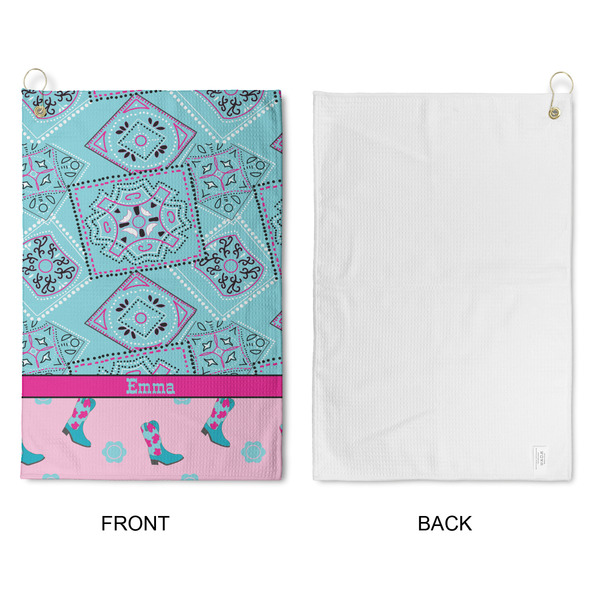 Cowgirl Waffle Weave Golf Towel - Approval