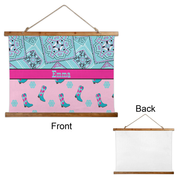 Cowgirl Wall Hanging Tapestry - Landscape - APPROVAL