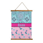 Cowgirl Wall Hanging Tapestry - Tall (Personalized)