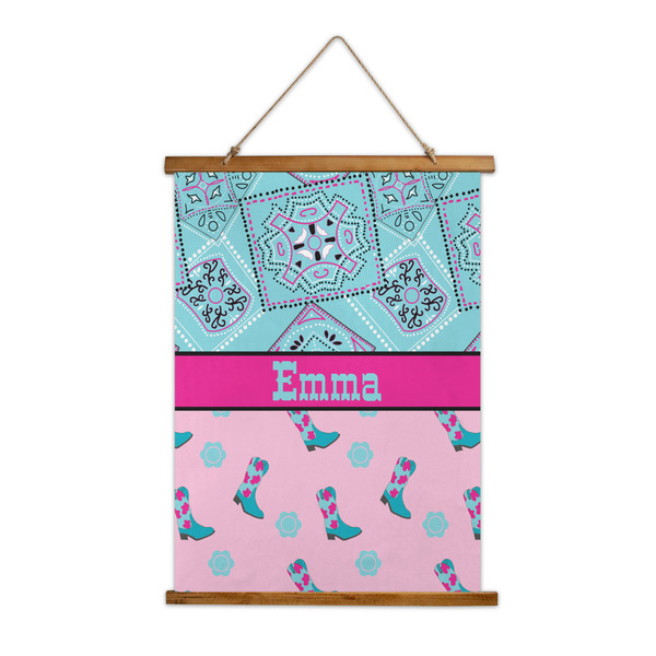 Custom Cowgirl Wall Hanging Tapestry (Personalized)