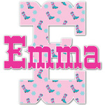 Cowgirl Name & Initial Decal - Custom Sized (Personalized)
