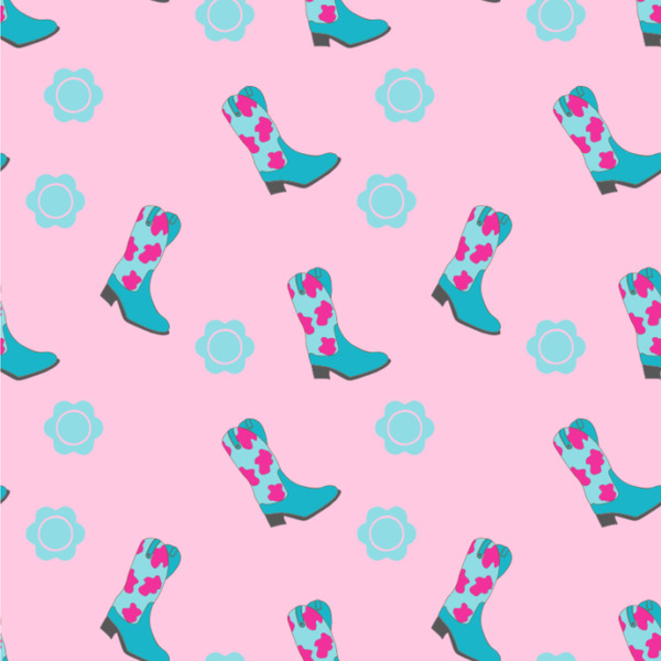 Custom Cowgirl Wallpaper & Surface Covering (Water Activated 24"x 24" Sample)