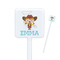 Cowgirl Square Plastic Stir Sticks - Single Sided (Personalized)