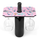 Cowgirl Wine Bottle & Glass Holder (Personalized)