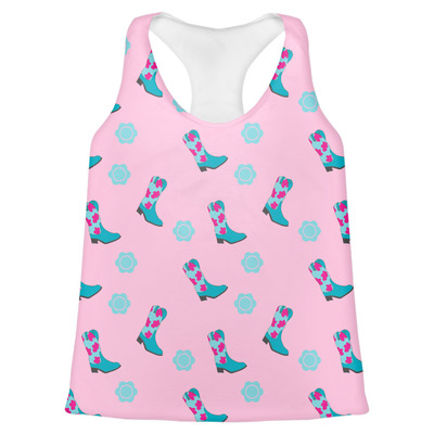 Cowgirl Womens Racerback Tank Top (Personalized)
