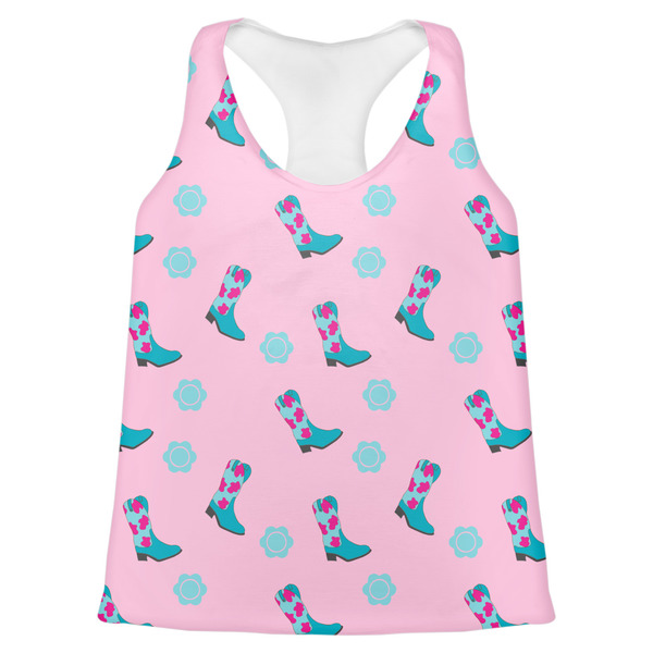 Custom Cowgirl Womens Racerback Tank Top - 2X Large
