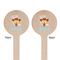 Cowgirl Wooden 6" Stir Stick - Round - Double Sided - Front & Back