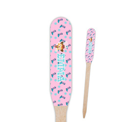 Cowgirl Paddle Wooden Food Picks - Double Sided (Personalized)