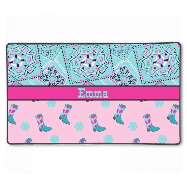 Custom Cowgirl XXL Gaming Mouse Pad - 24" x 14" (Personalized)