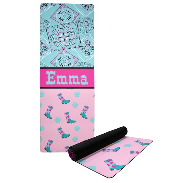 Custom Cowgirl Yoga Mat (Personalized)
