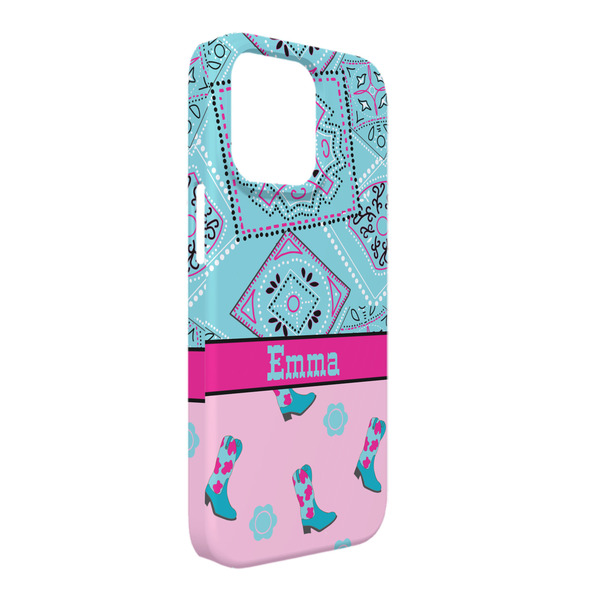 Custom Cowgirl iPhone Case - Plastic - iPhone 13 Pro Max (Personalized)