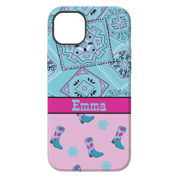 Cowgirl iPhone 14 Plus Tough Case - Back
