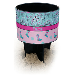 Cowgirl Black Beach Spiker Drink Holder (Personalized)