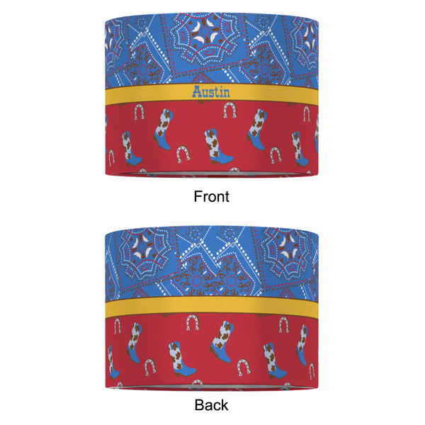 Cowboy 12" Drum Lampshade - APPROVAL (Fabric)