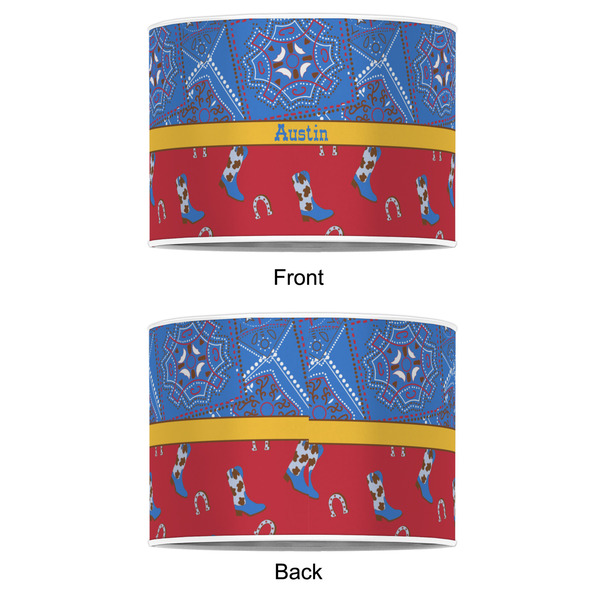 Cowboy 12" Drum Lampshade - APPROVAL (Poly Film)