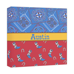 Cowboy Canvas Print - 12x12 (Personalized)