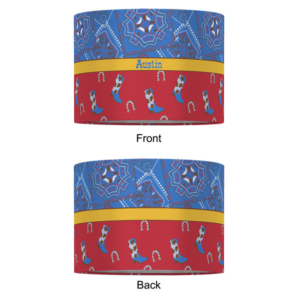 Cowboy 16" Drum Lampshade - APPROVAL (Fabric)