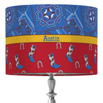 Cowboy 16" Drum Lamp Shade - Fabric (Personalized)