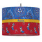 Cowboy 16" Drum Pendant Lamp - Fabric (Personalized)