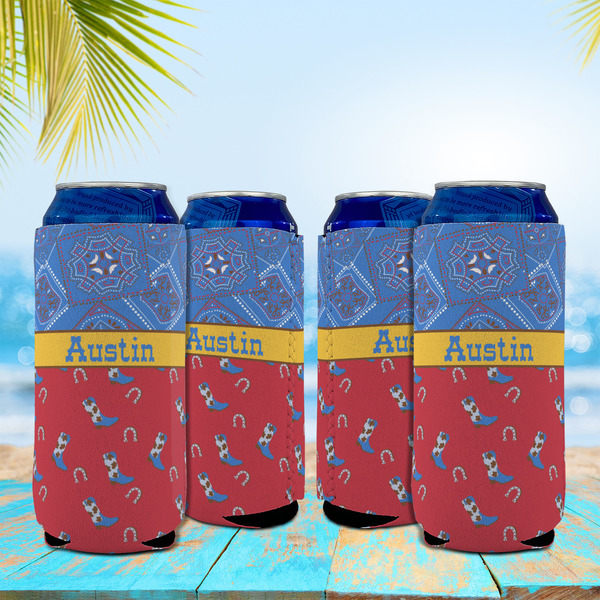 Cowboy 16oz Can Sleeve - Set of 4 - LIFESTYLE