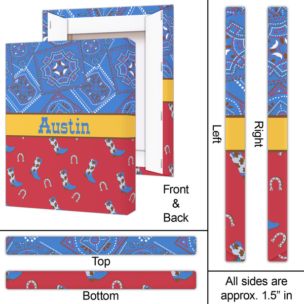 Cowboy 16x20 - Canvas Print - Approval