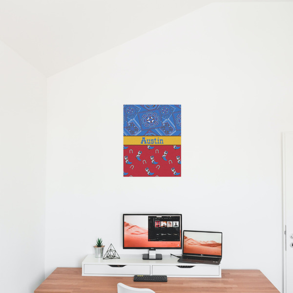 Cowboy 16x20 - Matte Poster - On the Wall