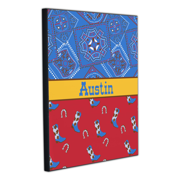 Cowboy 20x24 Wood Print - Angle View