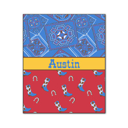 Cowboy Wood Print - 20x24 (Personalized)