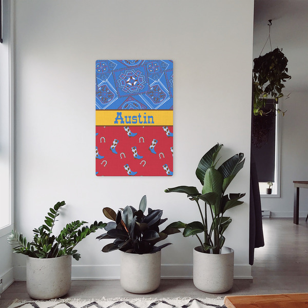 Cowboy 20x30 - Canvas Print - In Context