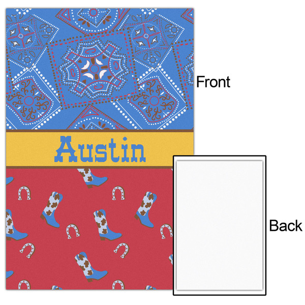 Cowboy 20x30 - Matte Poster - Front & Back