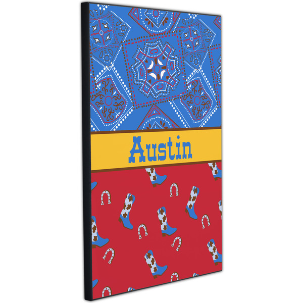 Cowboy 20x30 Wood Print - Angle View