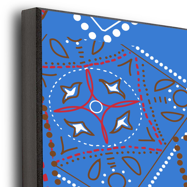 Cowboy 20x30 Wood Print - Closeup