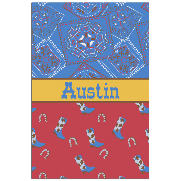 Custom Cowboy Poster - Matte - 24x36 (Personalized)