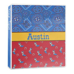 Cowboy 3-Ring Binder - 1 inch (Personalized)