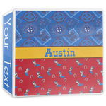 Cowboy 3-Ring Binder - 3 inch (Personalized)