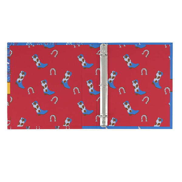 Cowboy 3 Ring Binders - Full Wrap - 1" - OPEN INSIDE