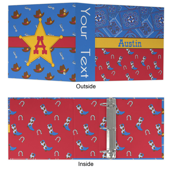 Cowboy 3 Ring Binders - Full Wrap - 3" - APPROVAL