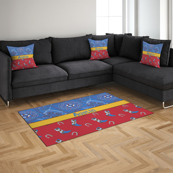 Cowboy 4'x6' Indoor Area Rugs - IN CONTEXT