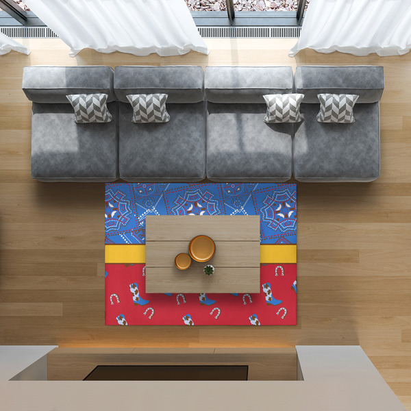 Cowboy 5'x7' Indoor Area Rugs - IN CONTEXT