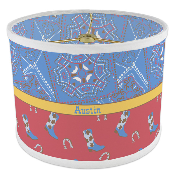 Cowboy 8" Drum Lampshade - ANGLE Poly-Film