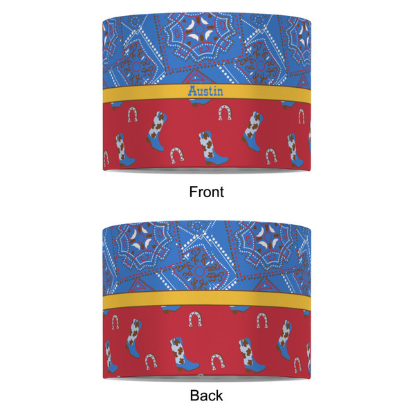 Cowboy 8" Drum Lampshade - APPROVAL (Fabric)