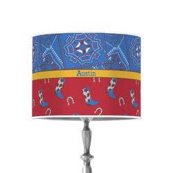 Cowboy 8" Drum Lamp Shade - Poly-film (Personalized)