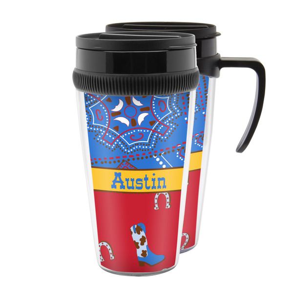 Custom Cowboy Acrylic Travel Mug (Personalized)