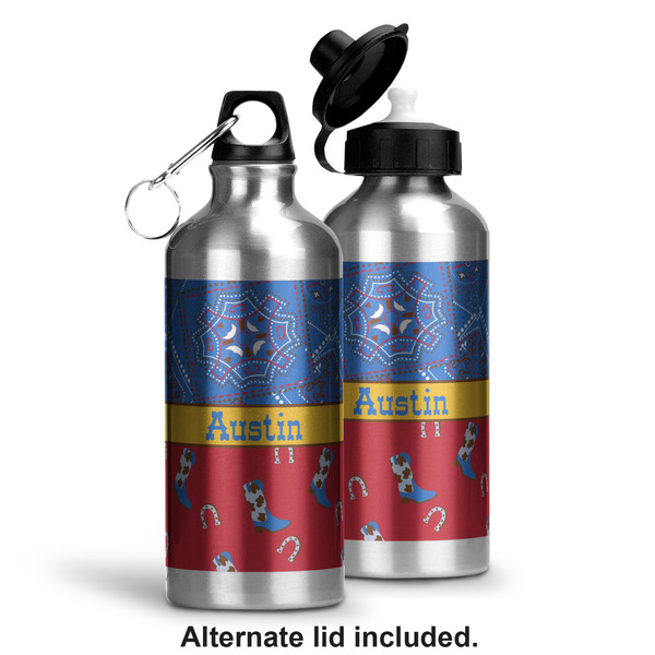 Cowboy Aluminum Water Bottle - Alternate lid options