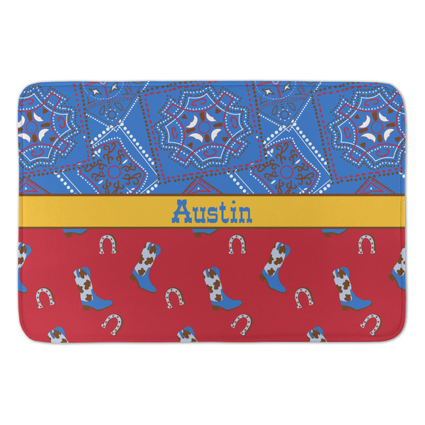 Custom Cowboy Anti-Fatigue Kitchen Mat (Personalized)