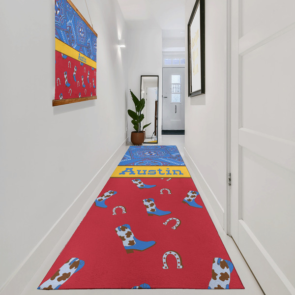 Cowboy Area Rug Sizes - In Context (vertical)