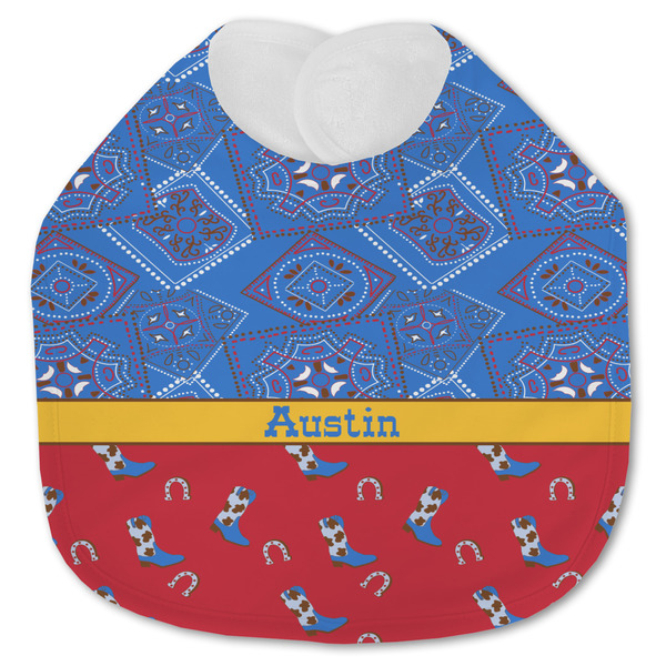 Cowboy Baby Bib - AFT closed