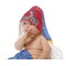 Cowboy Baby Hooded Towel on Child