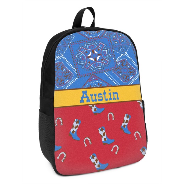 Custom Cowboy Kids Backpack (Personalized)