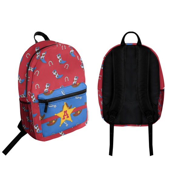 Cowboy Backpack front and back - Apvl
